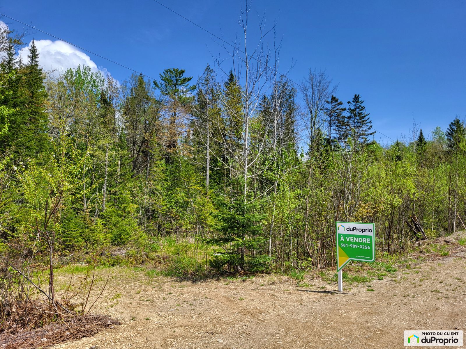 Terrain résidentiel à vendre LacAuxSables 1022685