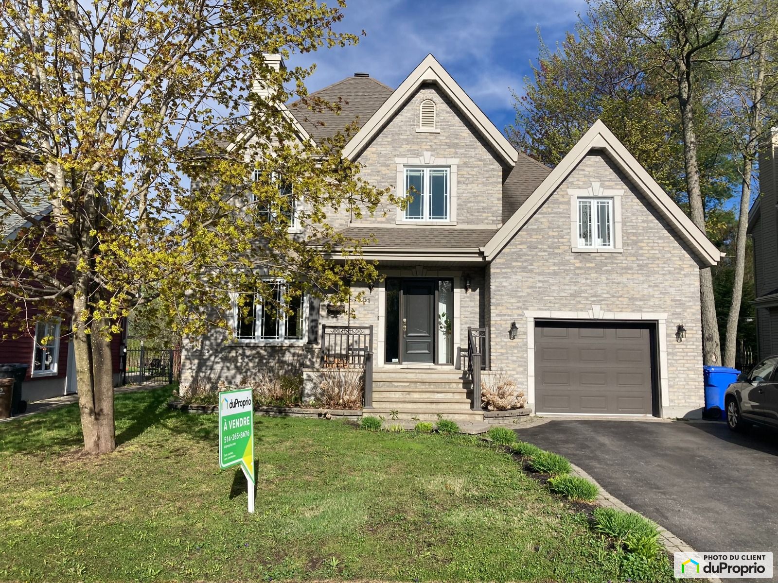 Maison à paliers multiples à vendre Blainville 4 chambres 1070068