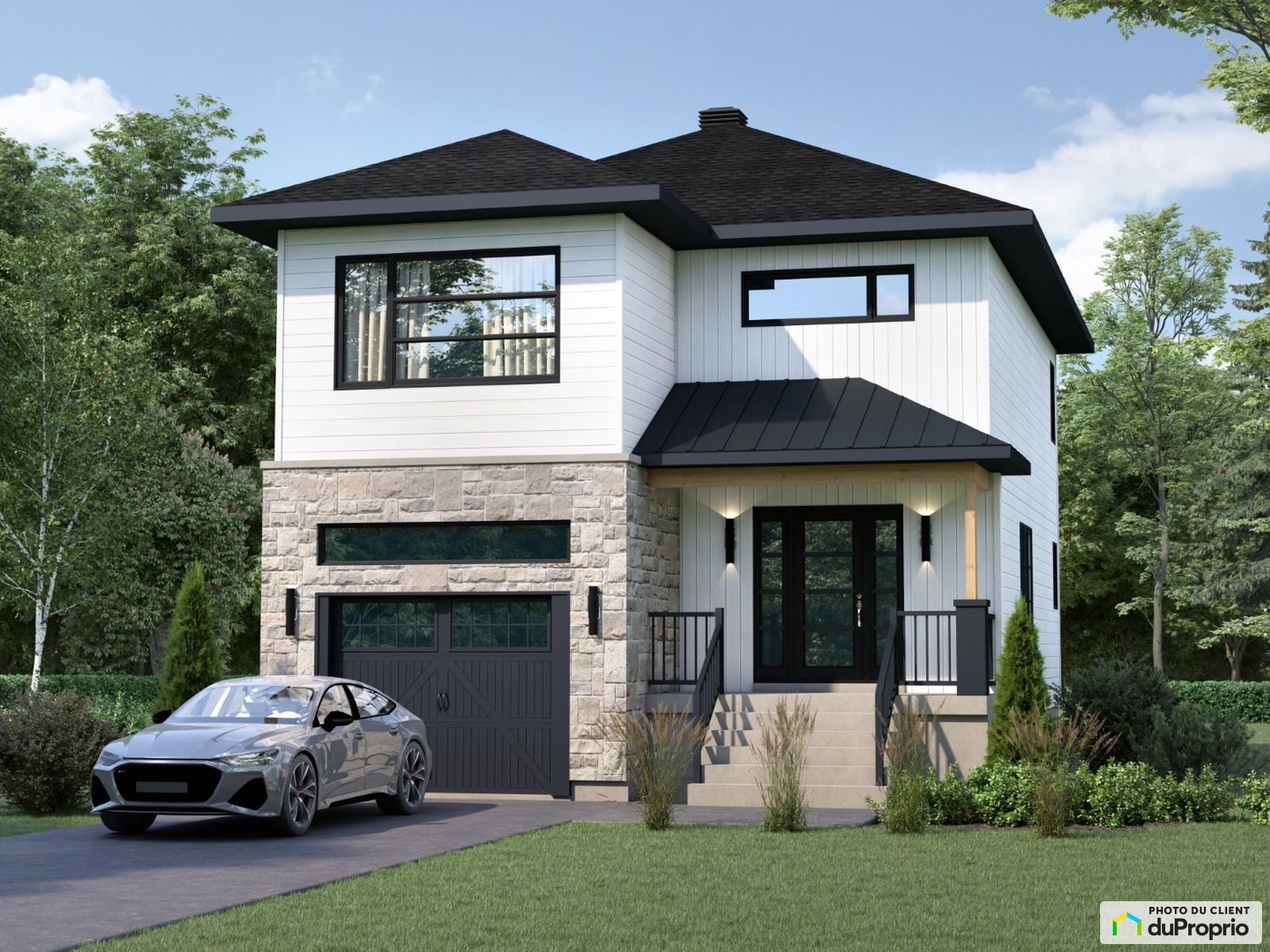 Maison 2 étages neuve à vendre L'AngeGardienOutaouais 3 chambres 1075061