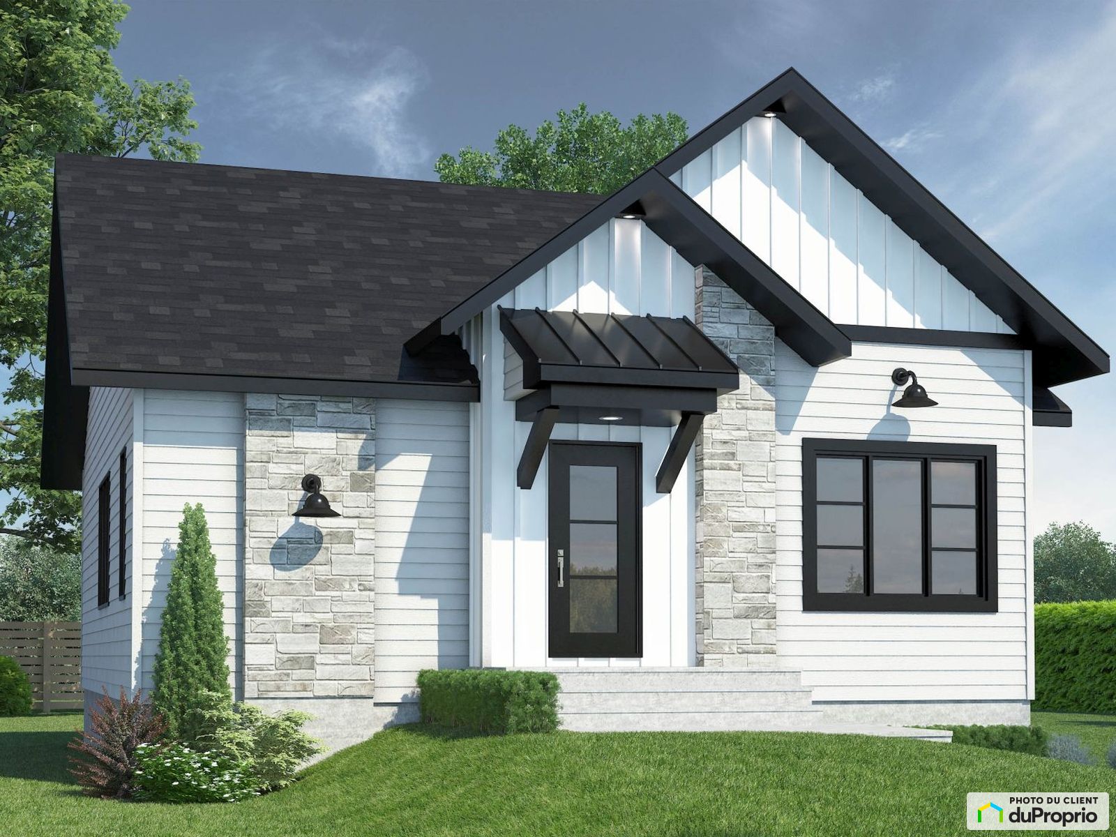 Bungalow neuf à vendre Boischatel 2 chambres 1 salle de bain 1076070