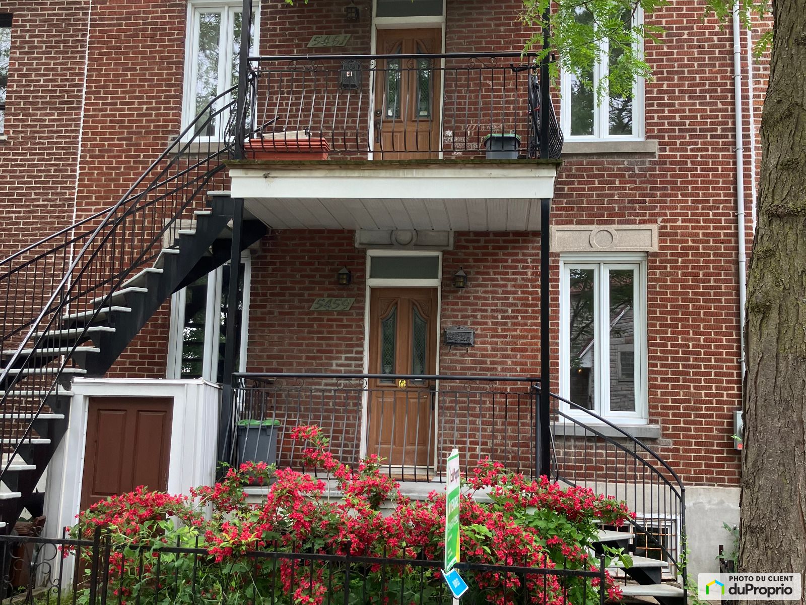 Duplex for sale Rosemont / La Petite Patrie 4 bedrooms 1068681