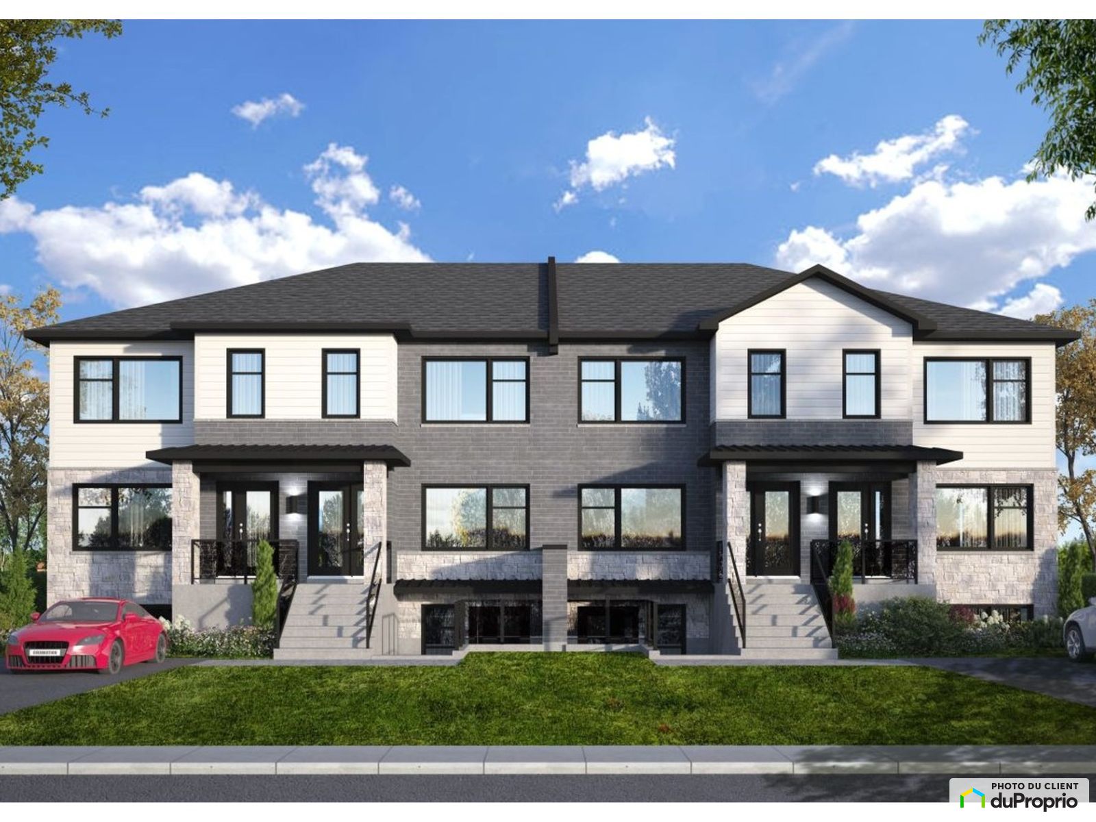 Condo neuf à vendre StBasileLeGrand 4 chambres 1 salle de bain 1070576