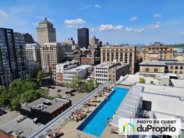 Terrasse sur le toit - 211-700, rue Saint-Paul Ouest, Ville-Marie (Centre-Ville et Vieux-Montréal) à vendre