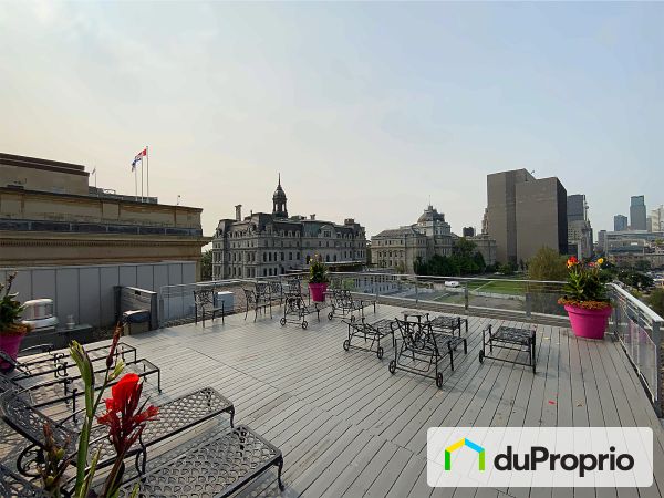 Roof terrace - 307-777 rue Gosford, Ville-Marie (Centre-Ville et Vieux-Montréal) for sale