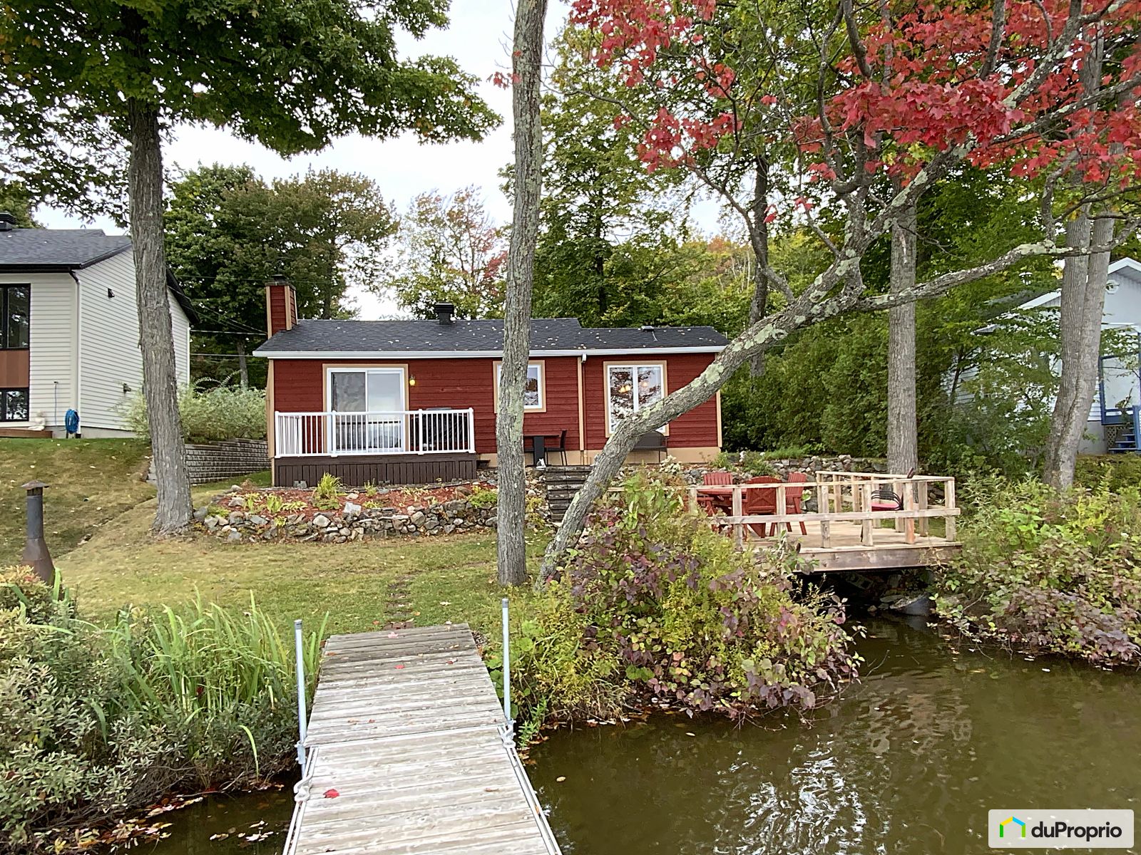 Chalet à vendre La Durantaye 2 chambres 1 salle de bain 1085655