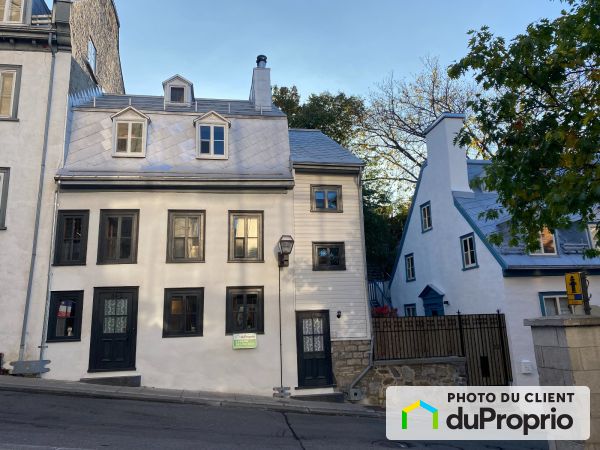 34, 1-2-3, rue Sainte-Angèle, Vieux-Québec à vendre