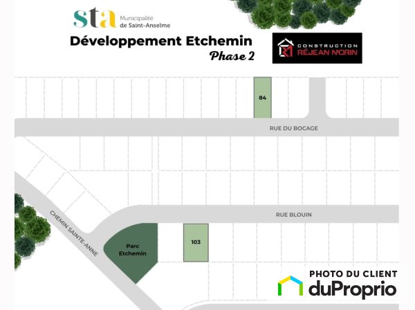 . rue du Bocage, St-Anselme for sale