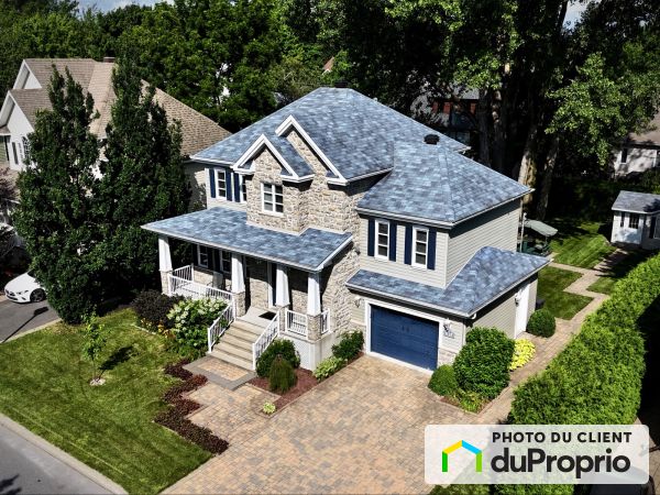 Aerial View - 615 rue des Éperviers, Mont-St-Hilaire for sale