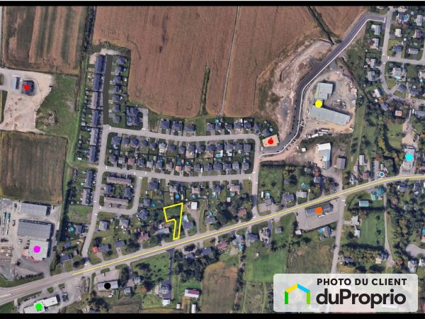 Vue aérienne - 2643, avenue Royale, St-Charles-De-Bellechasse à vendre