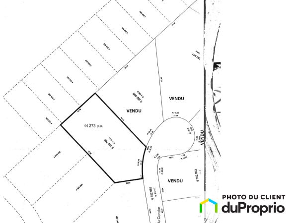 Lot - impasse du Condor, St-Colomban for sale
