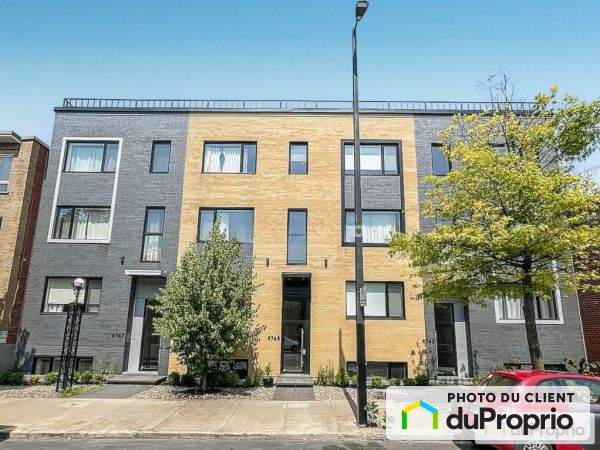 2-6745 rue Clark, Rosemont / La Petite Patrie à vendre