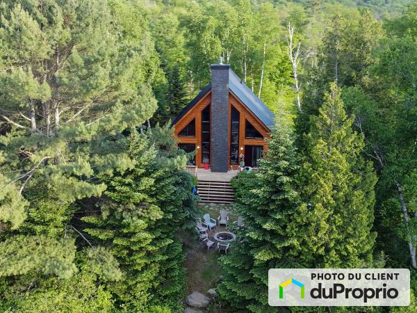 Vue aérienne - 126, chemin de la Rivière, Chénéville à vendre