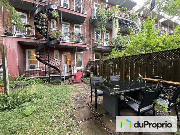Cour arrière - 4706 avenue des Érables, Le Plateau-Mont-Royal à vendre