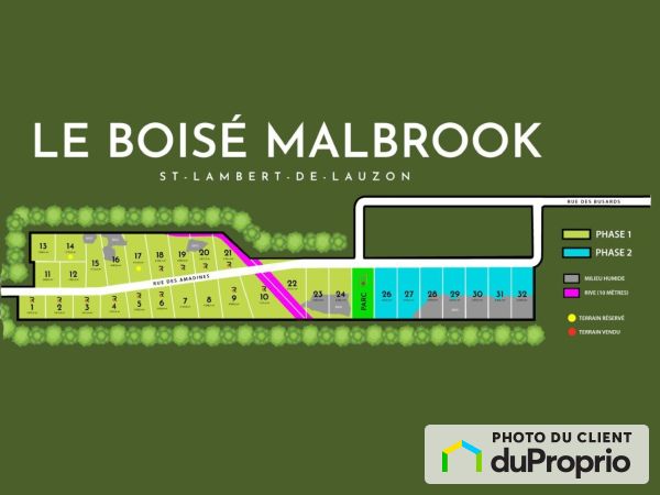 rue des Amadines, St-Lambert-De-Lauzon for sale