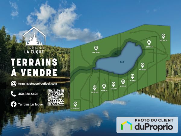 Terrains La Tuque, La Tuque (La Bostonnais) à vendre