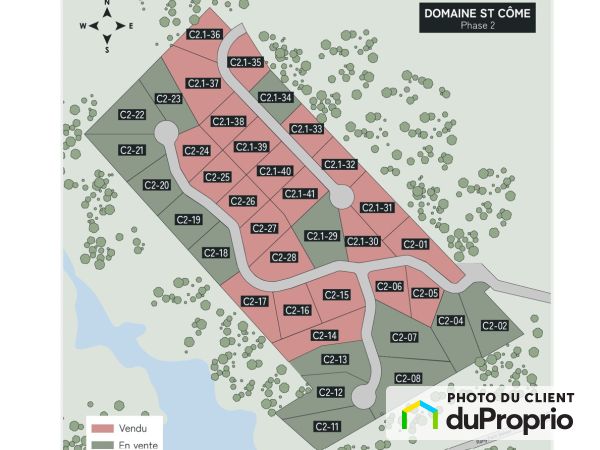 rue Lili-Boulanger, St-Côme à vendre