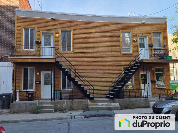 1605-1607-1609-1611, rue Saint-Just, Mercier / Hochelaga / Maisonneuve à vendre