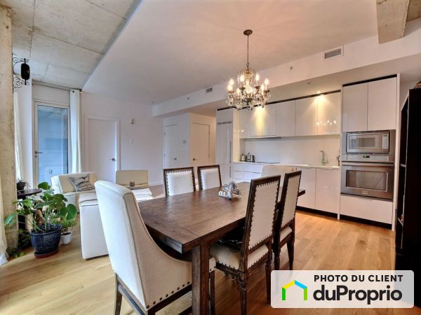 Living / Dining Room - 601-221 rue Saint-Jacques, Ville-Marie (Centre-Ville et Vieux-Montréal) for sale
