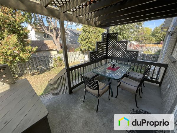 Balcon arrière - 945, avenue du Maire, La Prairie à vendre