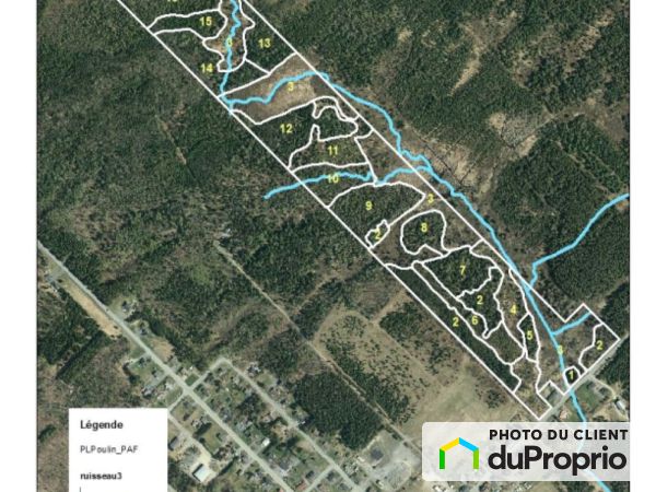 Aerial View -  rang 3e-4e, St-Cyprien for sale