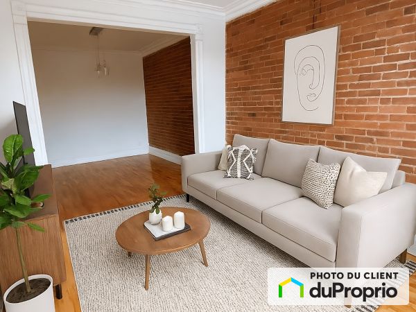 Apartment Living Room - 4398 rue de Bordeaux, Le Plateau-Mont-Royal for sale