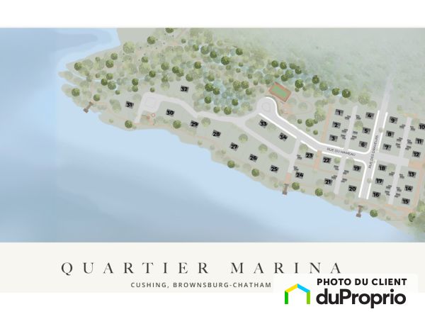 rue des Draveurs / rue du Hameau, Brownsburg-Chatham for sale