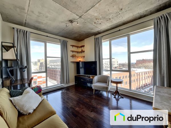 Apartment Living Room - 706-1811 rue William, Griffintown for sale