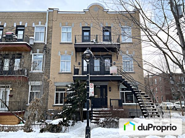 4778 rue Parthenais, Le Plateau-Mont-Royal for sale