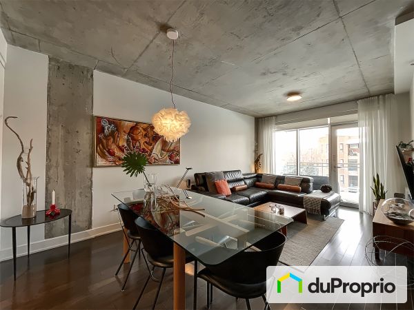 Living / Dining Room - 315-3500 rue Rachel Est, Rosemont / La Petite Patrie for sale