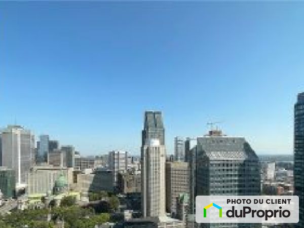 Vue aérienne - 3506-1288 avenue des Canadiens-de-Montréal, Ville-Marie (Centre-Ville et Vieux-Montréal) à vendre