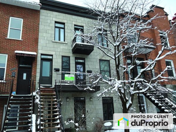 4642 avenue de l'Esplanade, Le Plateau-Mont-Royal à vendre