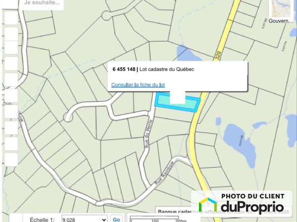 rue du Merle, Gore à vendre