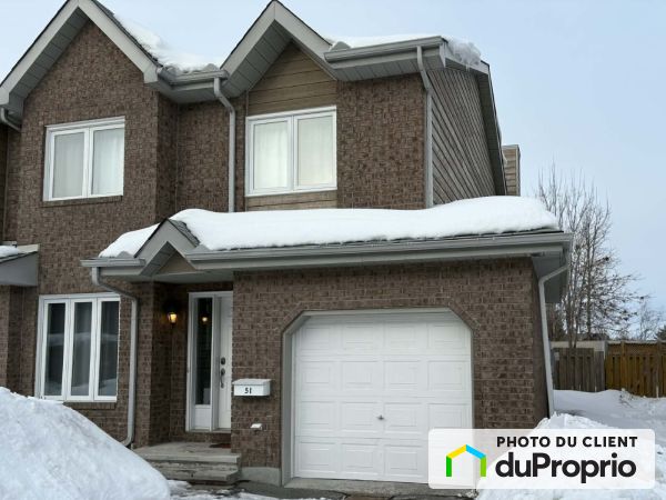 51 rue du Gisement, Gatineau (Hull) for sale