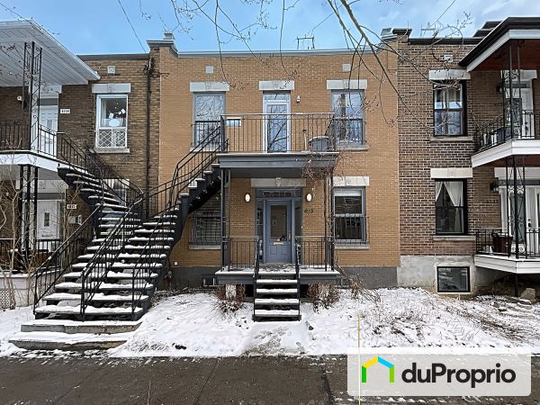 6235, rue des Écores, Rosemont / La Petite Patrie à vendre