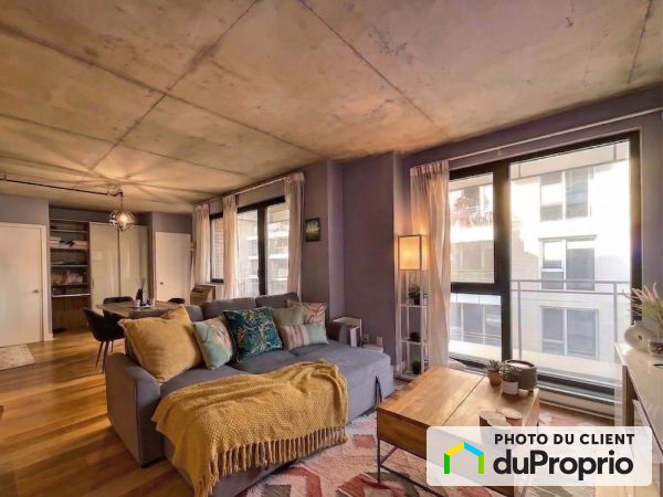 Apartment Living Room - 515-300 rue Ann, Griffintown for sale