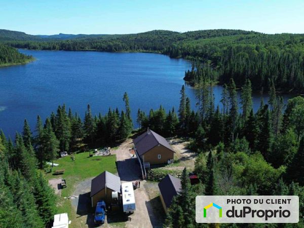 Vue aérienne - Lot 51, rue de la Gare, La Tuque (Lac-Édouard) à vendre