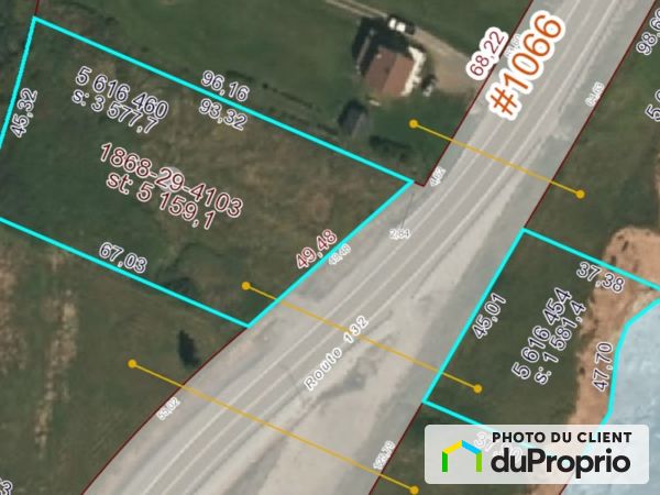 X, route 132 ouest, Percé à vendre