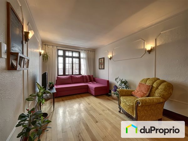 Salon - 5-1415, rue Bélanger, Rosemont / La Petite Patrie à vendre