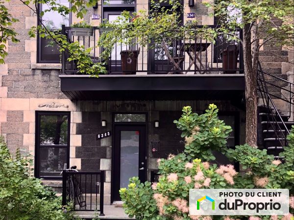 6341-6343-6345, rue Drolet, Rosemont / La Petite Patrie for sale