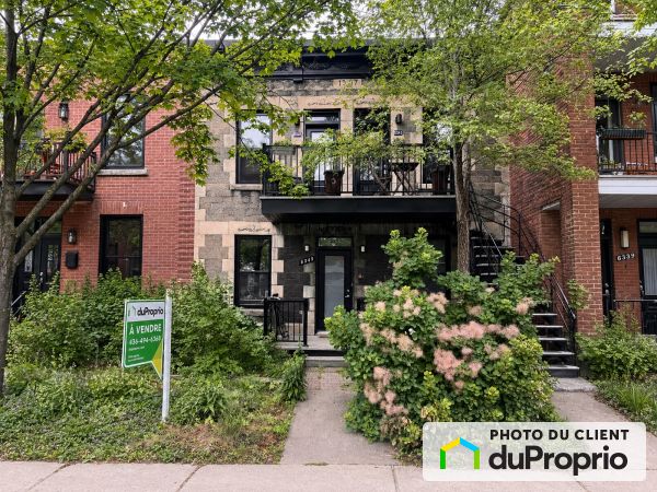 6341-6343-6345, rue Drolet, Rosemont / La Petite Patrie for sale