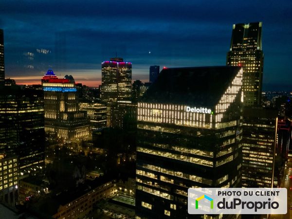 Panoramic View - 4306-1288 rue Saint-Antoine Ouest, Ville-Marie (Centre-Ville et Vieux-Montréal) for sale