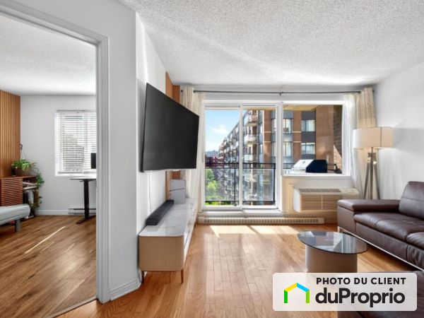 Apartment Living Room - 805-1280 rue Saint-Jacques, Ville-Marie (Centre-Ville et Vieux-Montréal) for sale