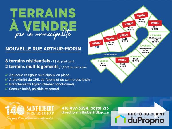 22-31 rue Arthur-Morin, St-Hubert-De-Rivière-Du-Loup for sale