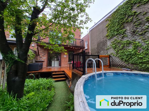 Backyard - 8473 rue Drolet, Villeray / St-Michel / Parc-Extension for sale