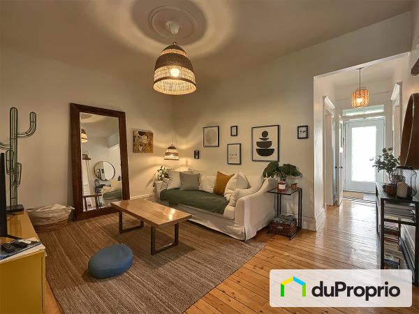 Apartment Living Room - 5251 2e Avenue, Rosemont / La Petite Patrie for sale