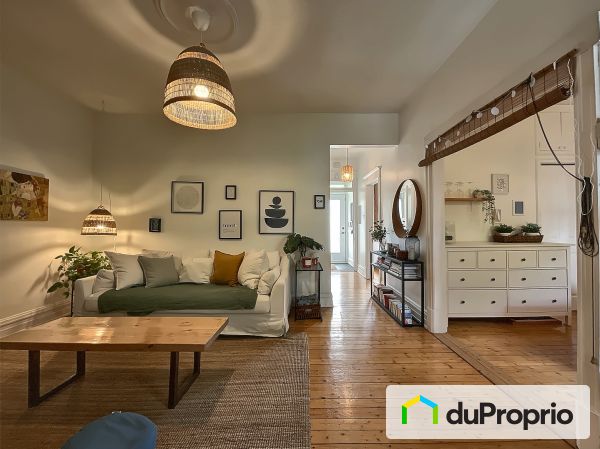 Apartment Living Room - 5251 2e Avenue, Rosemont / La Petite Patrie for sale