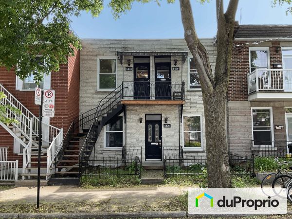 5424-5426-5428, 2e avenue, Rosemont / La Petite Patrie à vendre