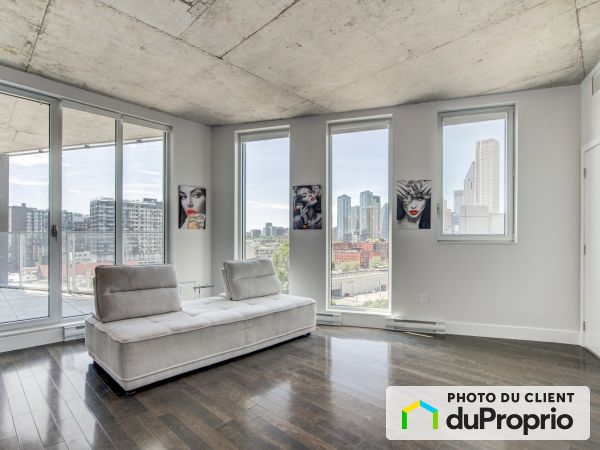 Living Room - 1104-888 rue Wellington, Ville-Marie (Centre-Ville et Vieux-Montréal) for sale