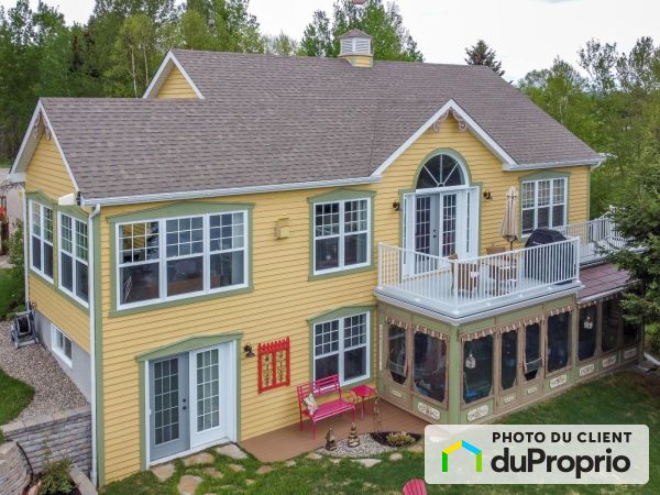 Vue arrière - 40, chemin des Prairies, St-Zénon à vendre
