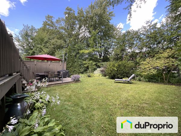 Cour arrière - 11899, rue Valmont, Ahuntsic / Cartierville à vendre